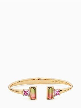 Kate Spade Geo Gems Open Hinged Cuff Bracelet O0RU3220 Multi (974)